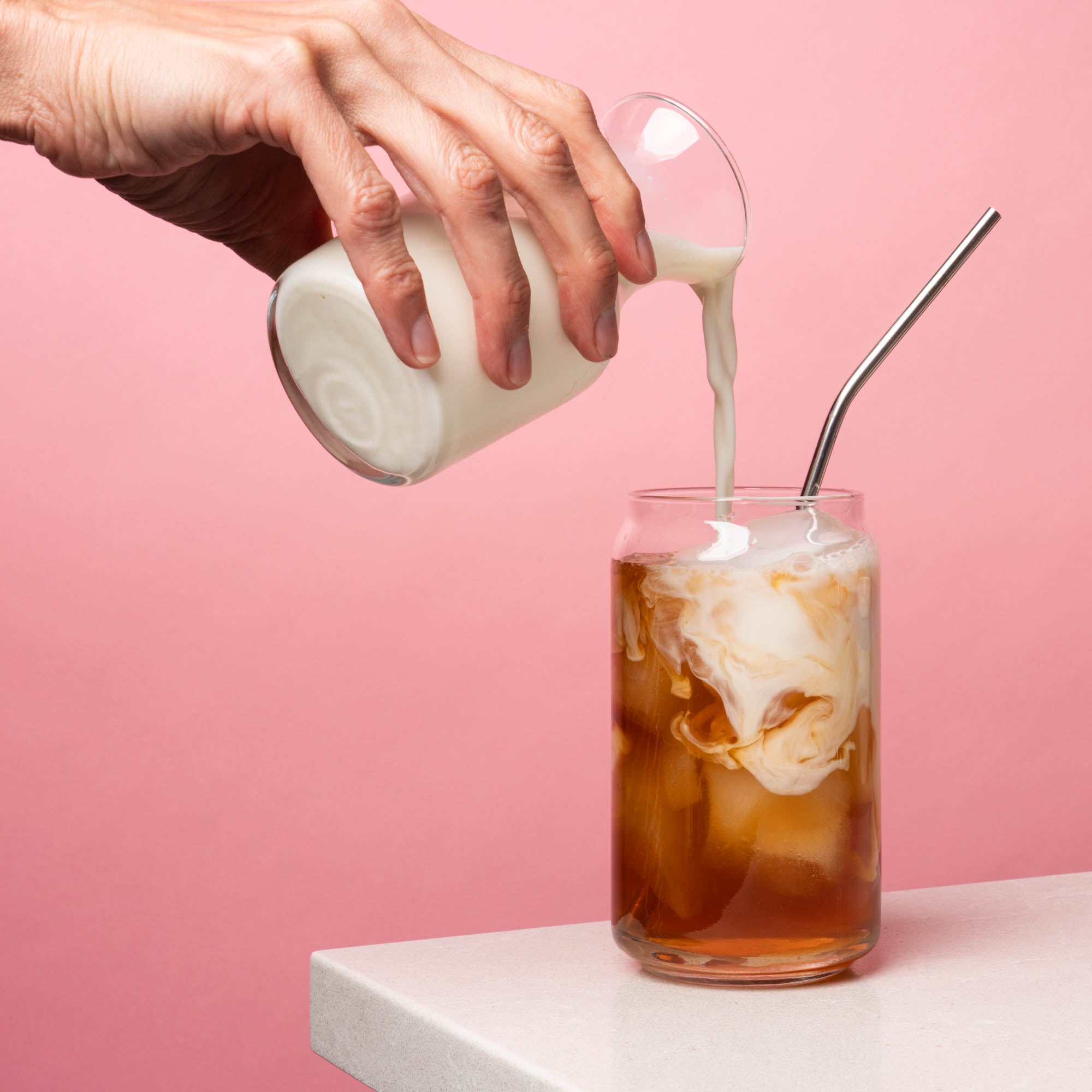 How to Make Iced Tea Lattes