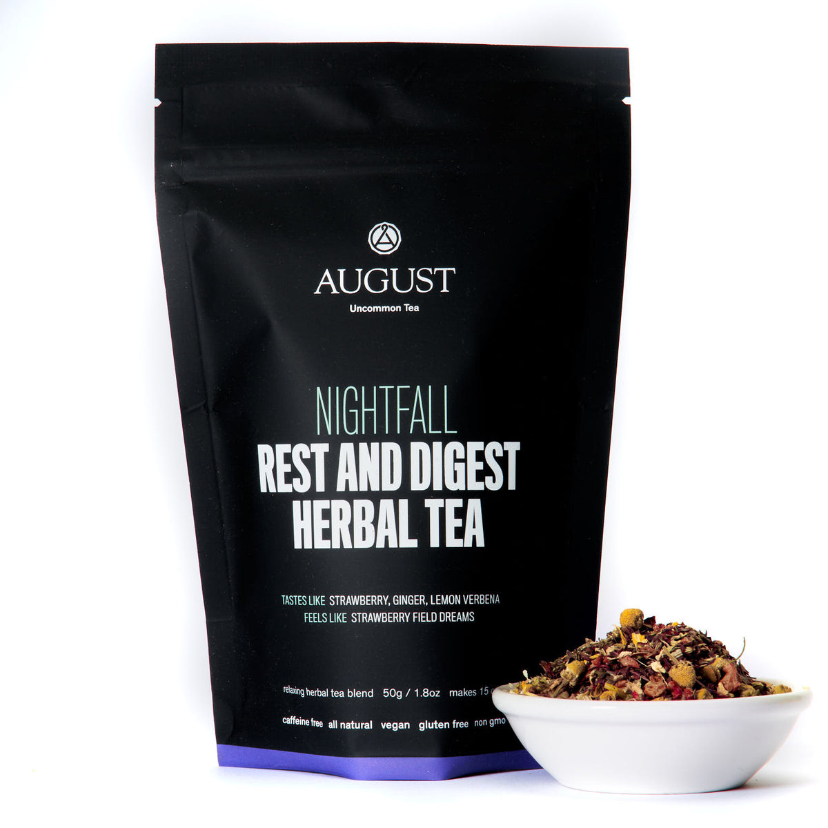 Nightfall: Rest and Digest Herbal Tea (Caffeine Free)