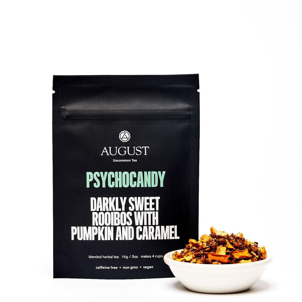 Psychocandy: Roasted Pumpkin Caramel Rooibos Tea (Caffeine Free)
