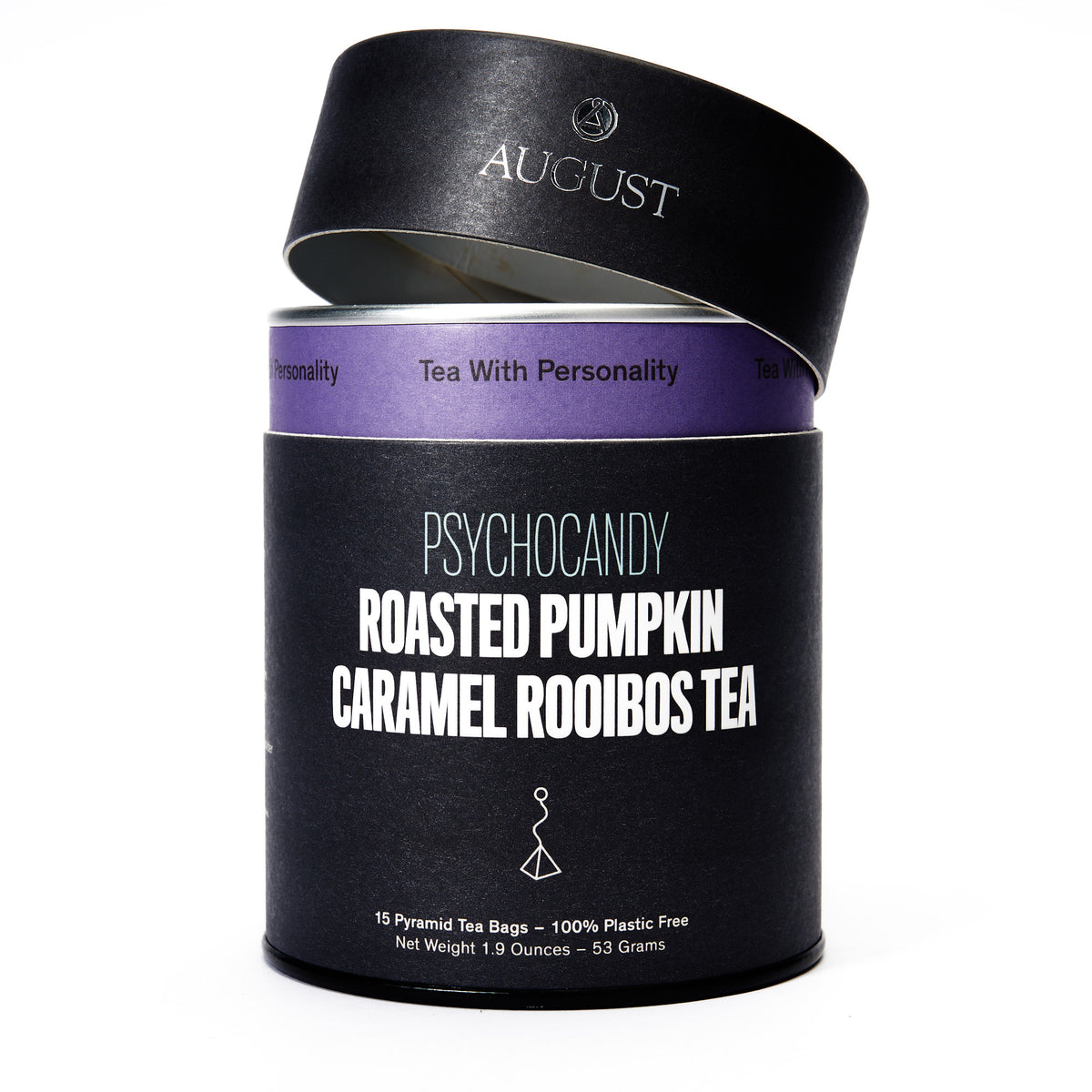 Psychocandy: Roasted Pumpkin Caramel Rooibos Tea (Caffeine Free) (15 Tea Bags)