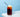 Dark Iris Oolong and Peach Ice Cream Float