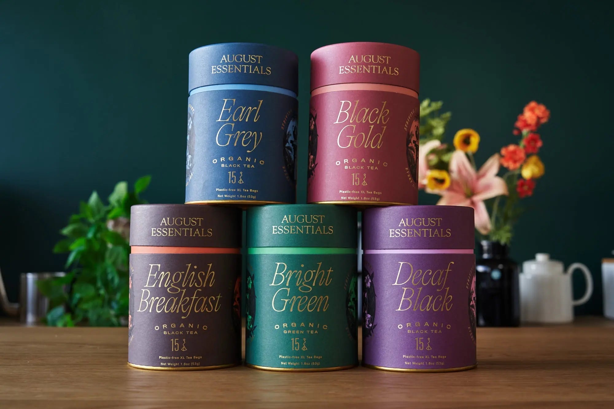 August Essentials - Exceptional 100% Organic Teas For Every Day ...