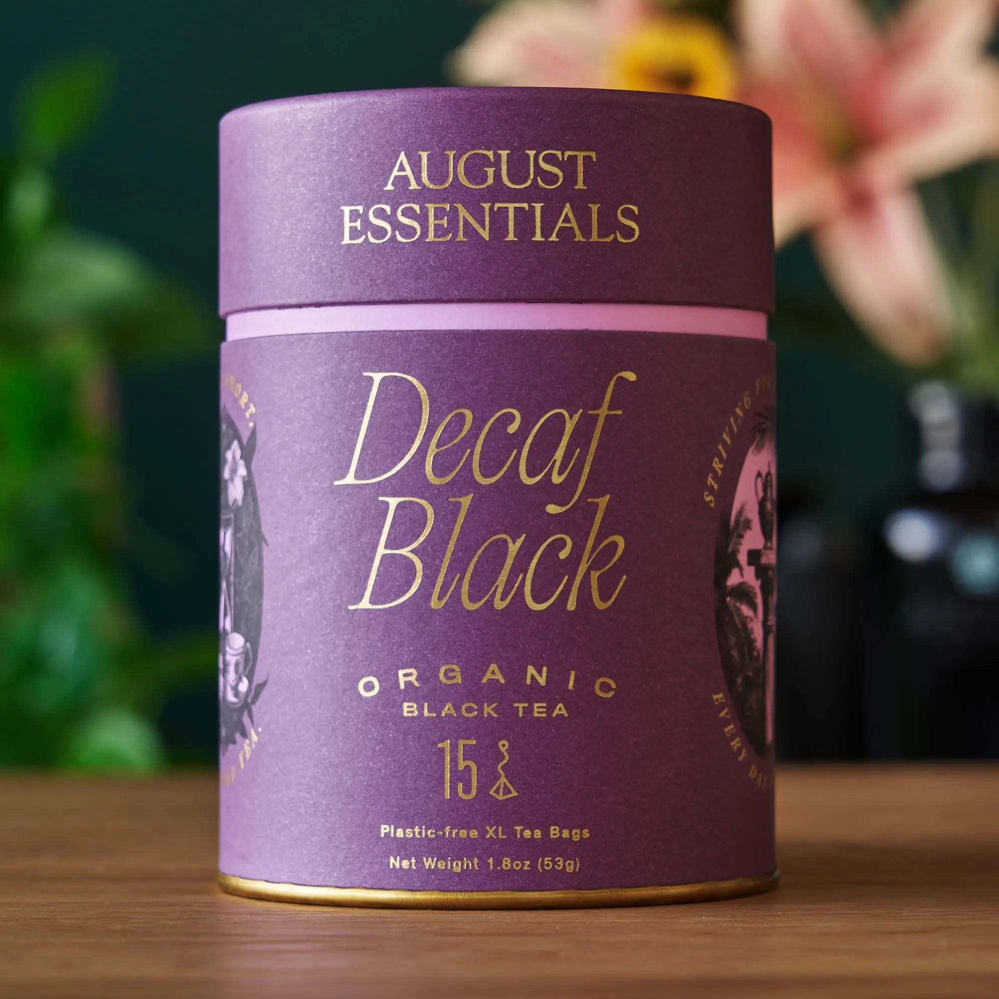 Essentials Decaf Black Black Tea - 15 Tea Bags – August Uncommon Tea