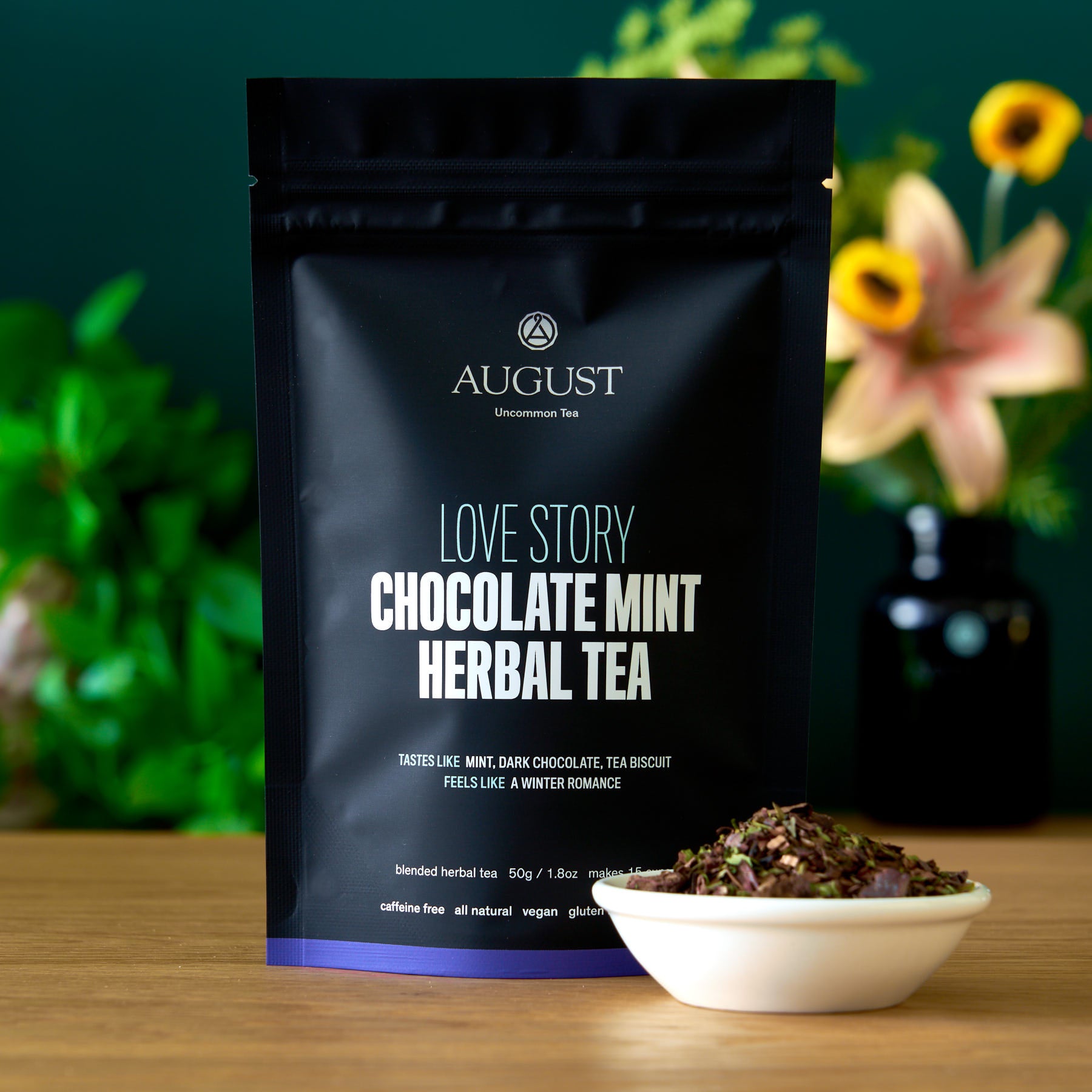 Love Story - Chocolate Mint Herbal Tea (Caffeine Free)