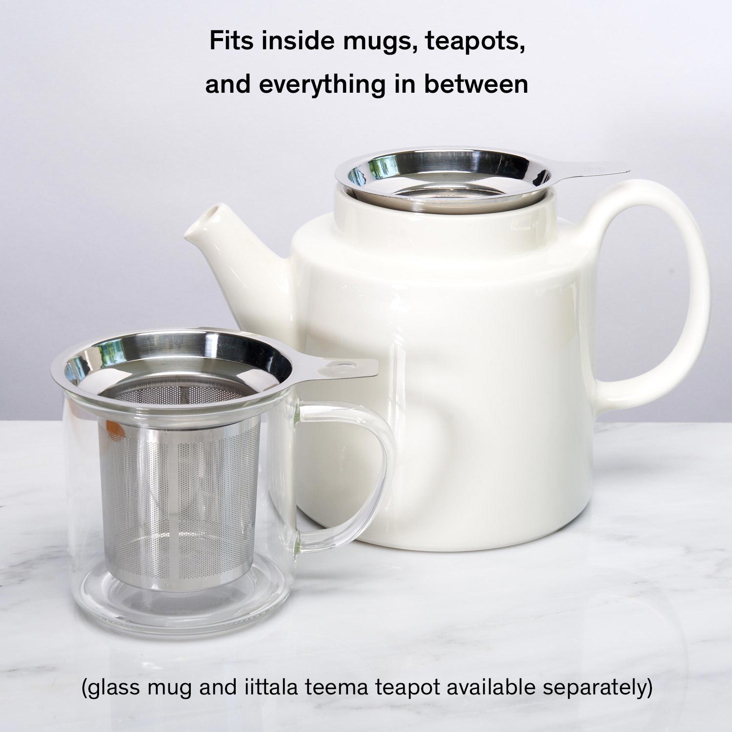 2 Stainless Steel Tea Pot Strainer Infuser — Cuppa Culture