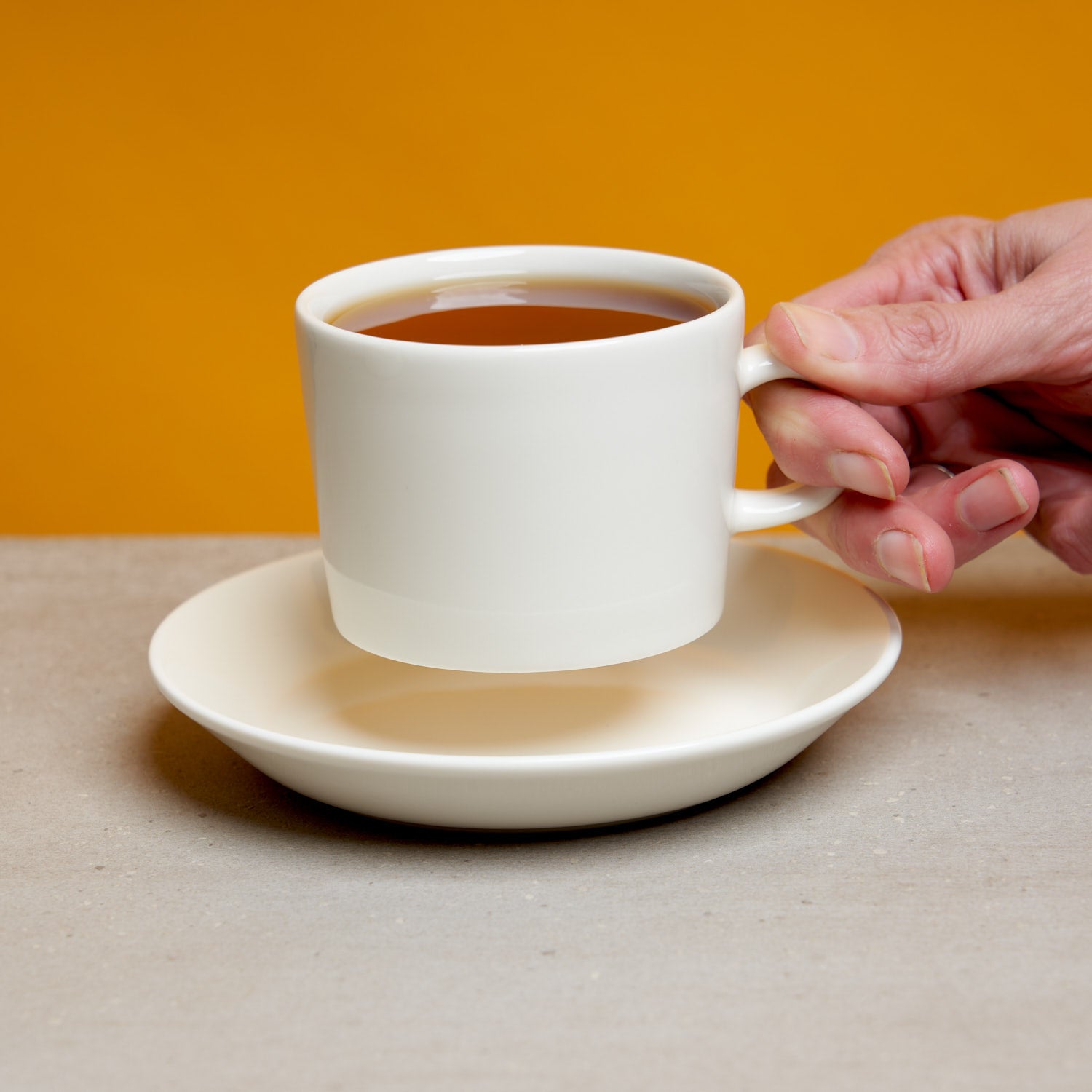 Revol coffee cup and saucer - White