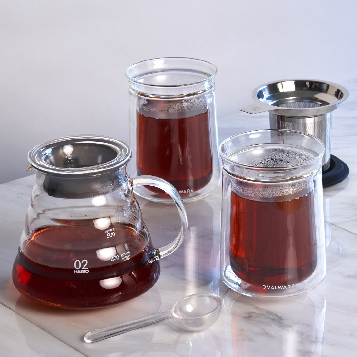 Tea for Two – Glass Tea Set - August Uncommon Tea