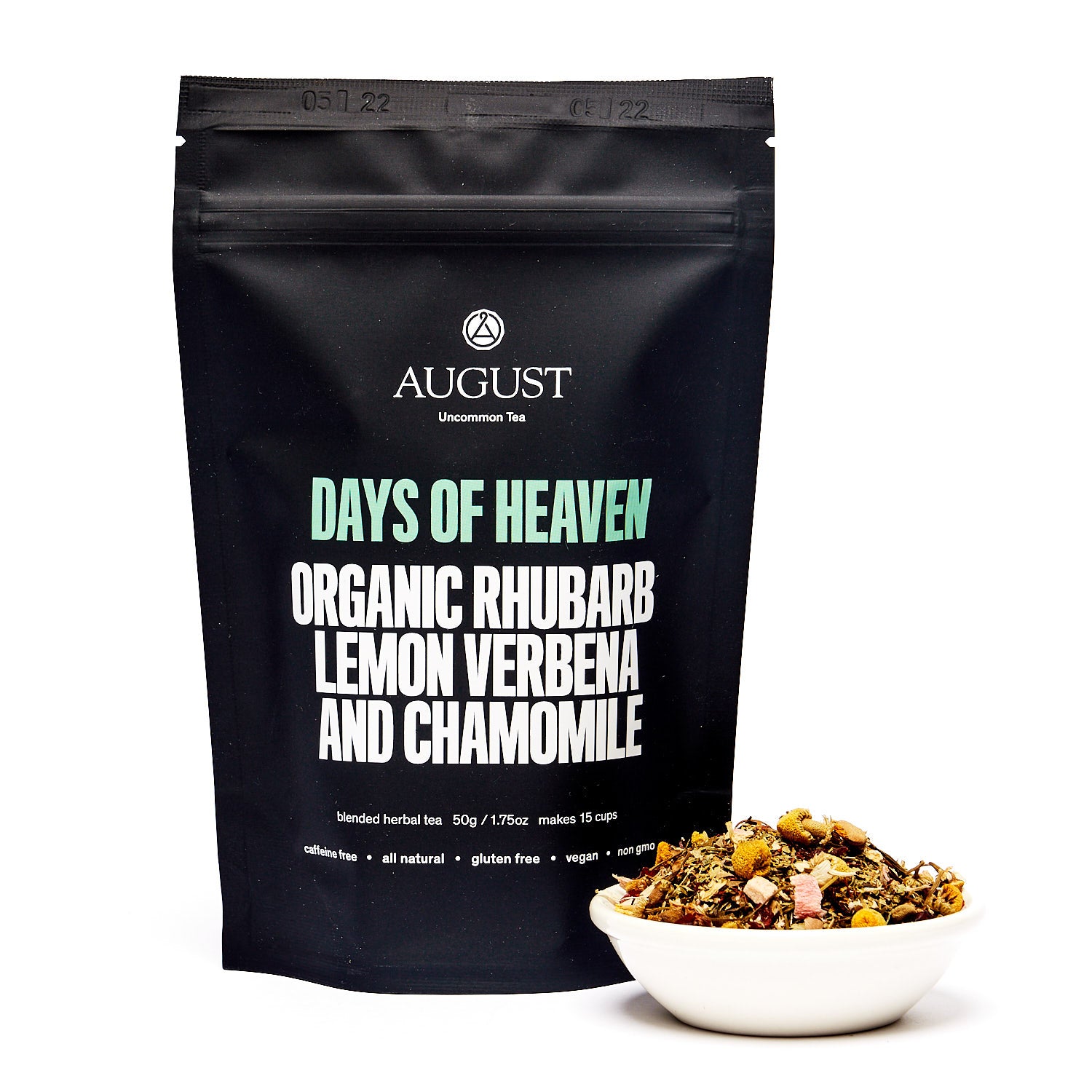 Days of Heaven - Rhubarb Verbena Chamomile Tea (Caffeine Free)