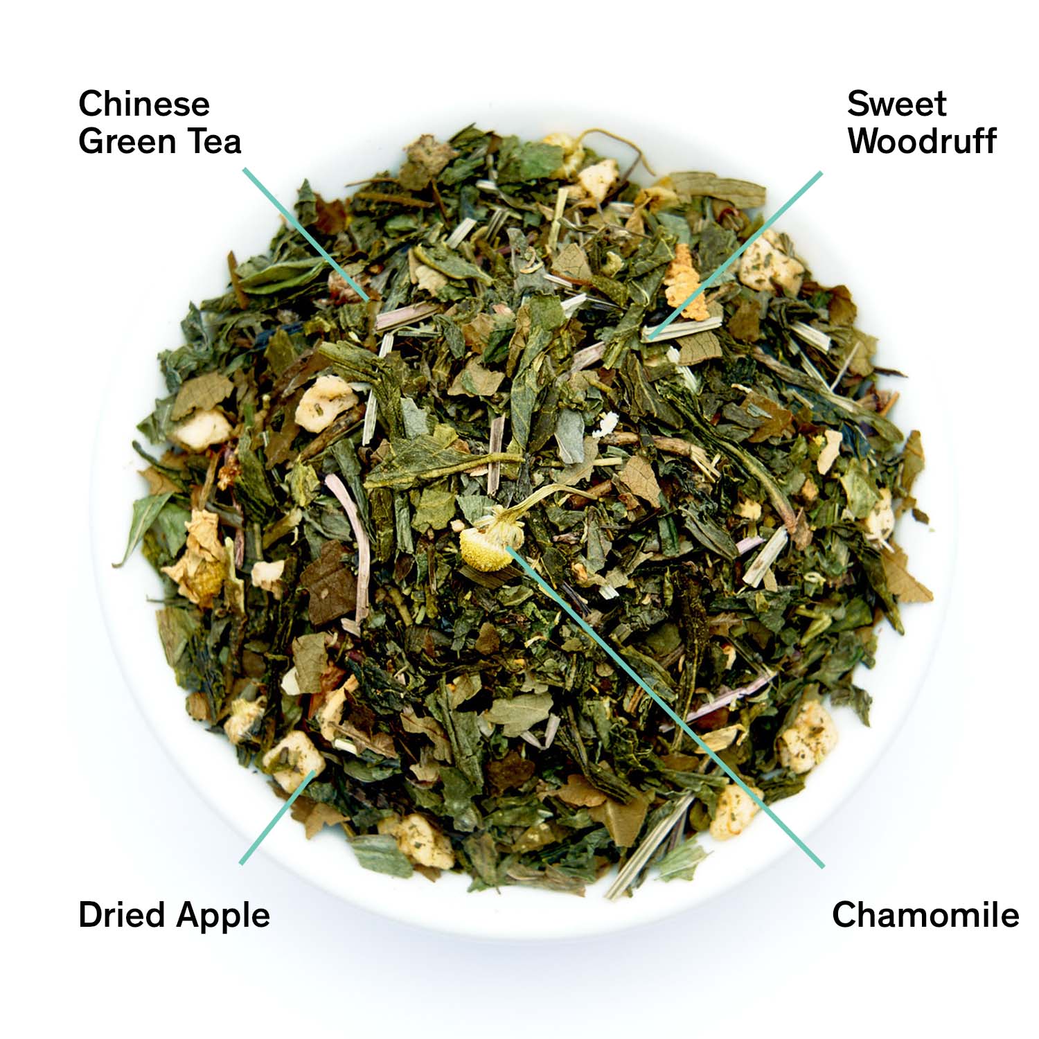 Neon Forest: Sweet Woodruff Chamomile Green Tea